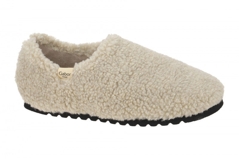 Gabor Hausschuhe beige Schafwolle 33.060.12