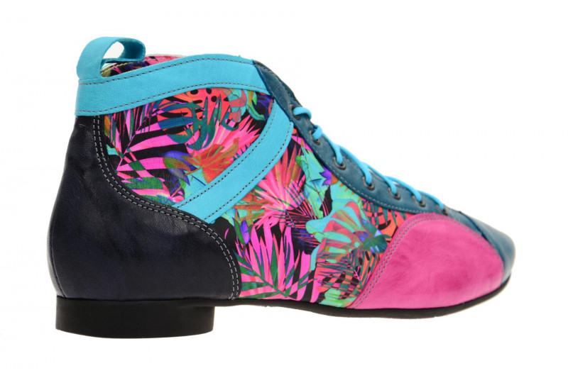 Think Guad Stiefelette blau pink 7-87732-84