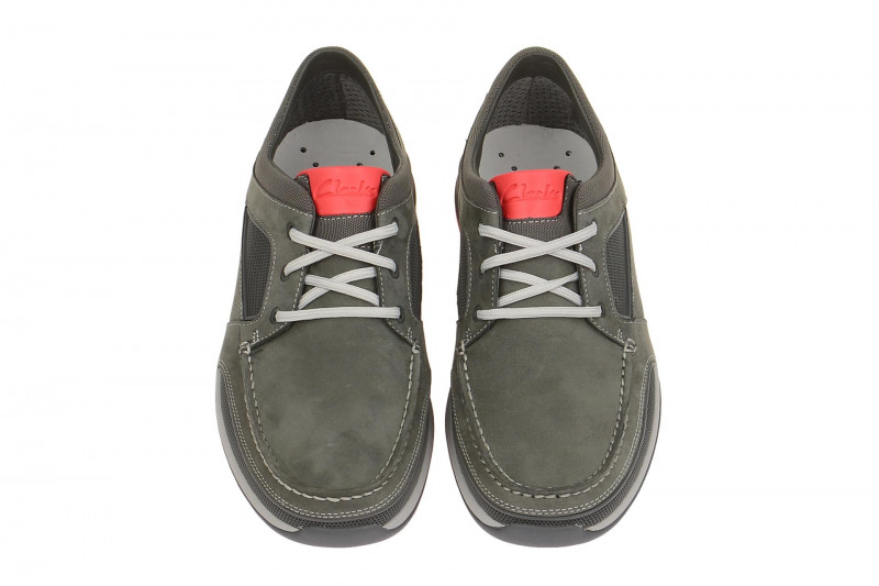 Clarks Ormand Sail Schuhe grau orange