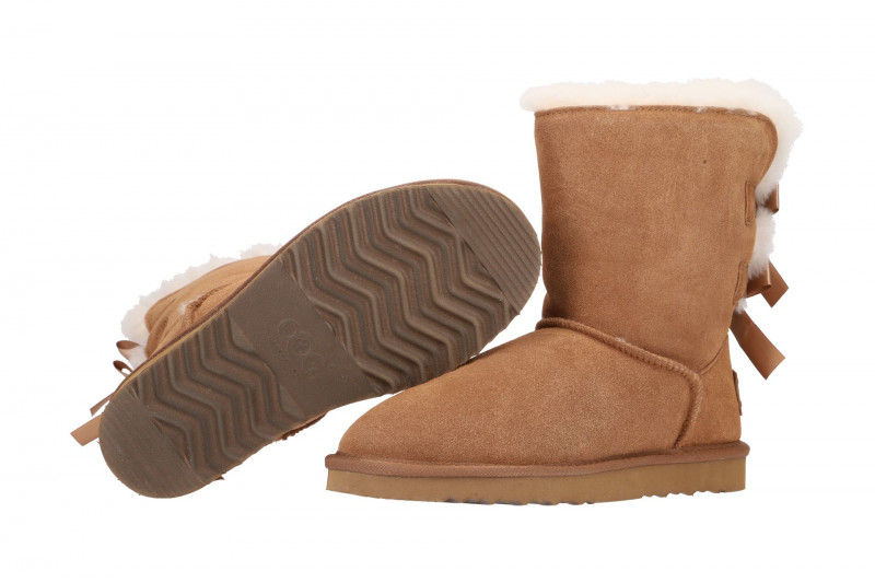 Oog Stiefel braun Lammfell Boots OB0604