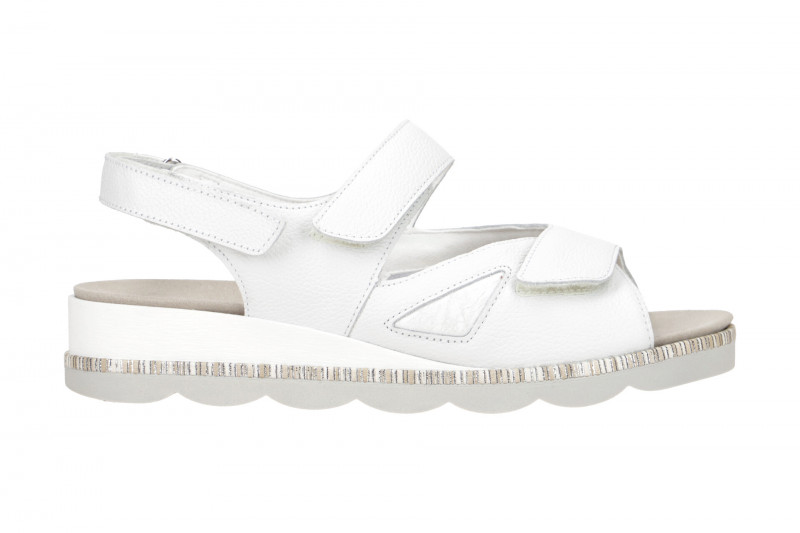 Waldläufer Nelly Sandale weiß OrthoTritt 650K01