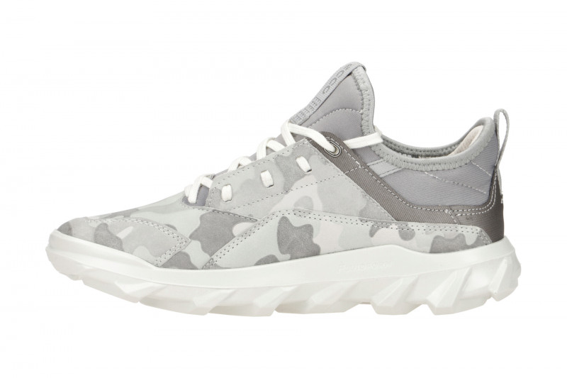 Ecco MX Schuhe Damen Sneaker weiß grau camouflage