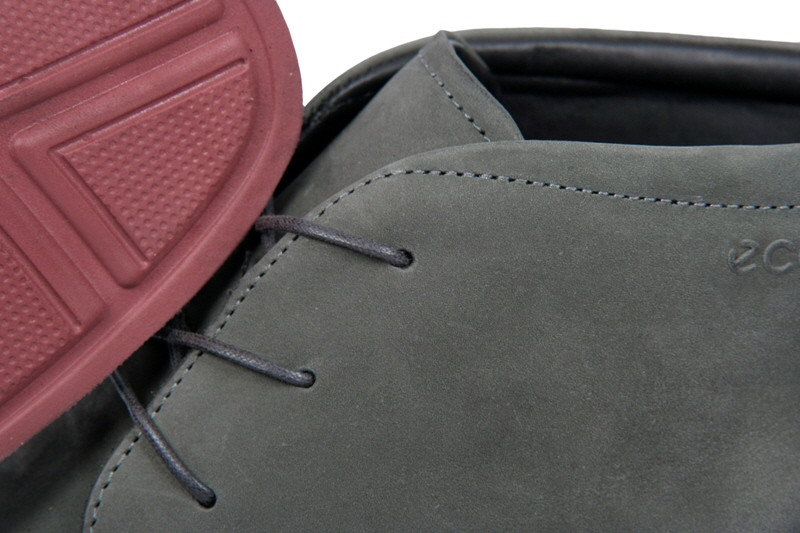 Ecco Biarritz Stiefeletten in dunkelgrau Nubuk