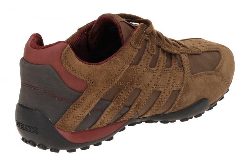 Geox Snake Schuhe Sneakers braun U4507A