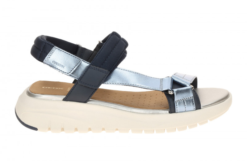 Geox Flextride Sandalen blau metallic D65BSD