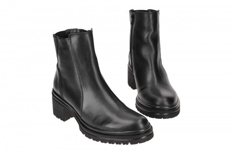 Gabor Stiefelette schwarz Glattleder 71.700.27