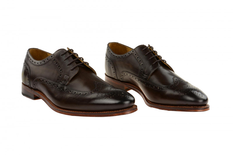 Gordon & Bros Schuhe Fabien dunkel-braun Rahmengenäht 5093-F