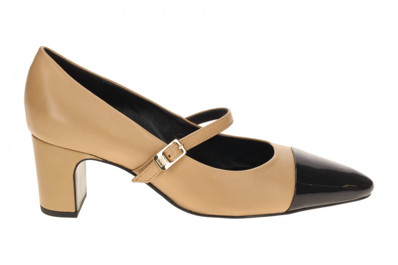 Högl Paris Pumps braun schwarz Mary Jane 5620