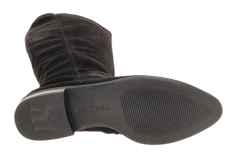 Paul Green Langschaft Stiefel schwarz Stretch 8254