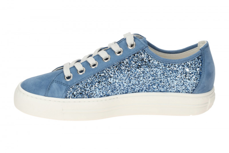 Paul Green 5242 Sneaker Schuhe blau Pailletten