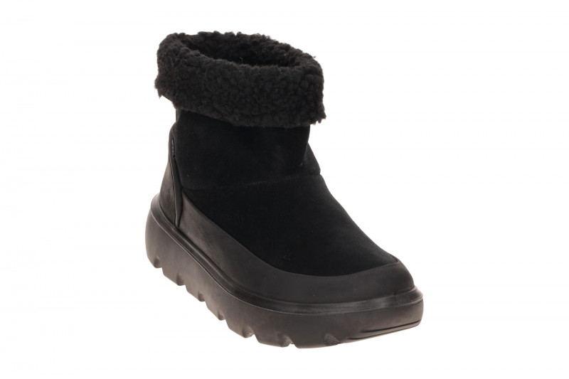 ecco Glacia Winter Schlupf Stiefelette schwarz Wasserdicht 243313