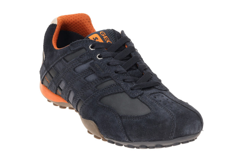 Geox Snake Schuhe Sneakers blau orange U4207K
