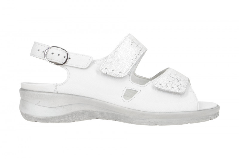 Waldläufer Merle Sandale weiß offwhite M-Weite