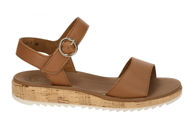 Paul Green Sandale braun cognac Klett 7134