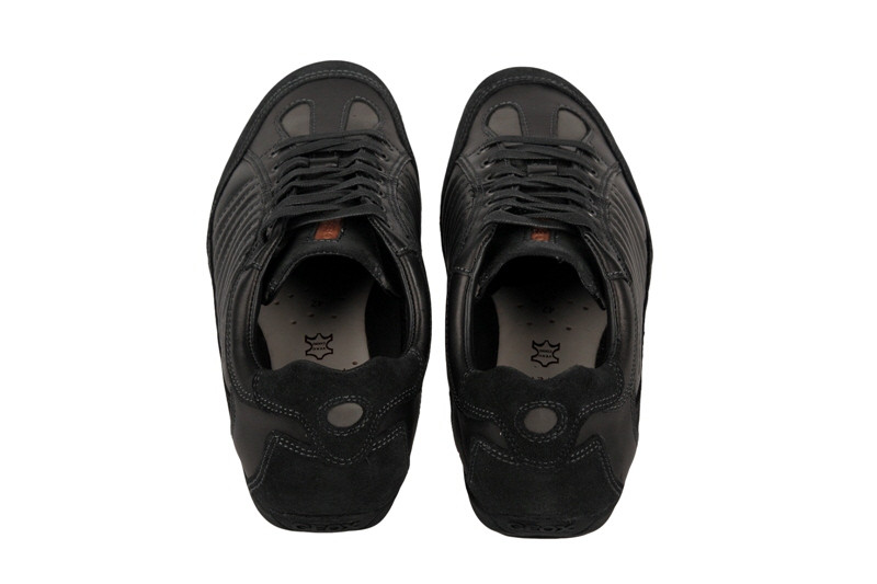 Geox Pietro V Schuhe schwarz grau Sneakers