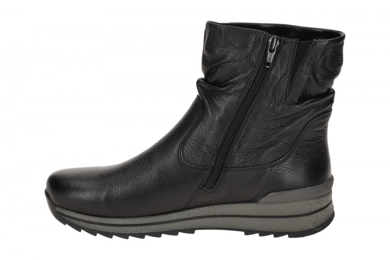 ARA Osaka Schlupf Stiefelette schwarz H-Weite 12-24593