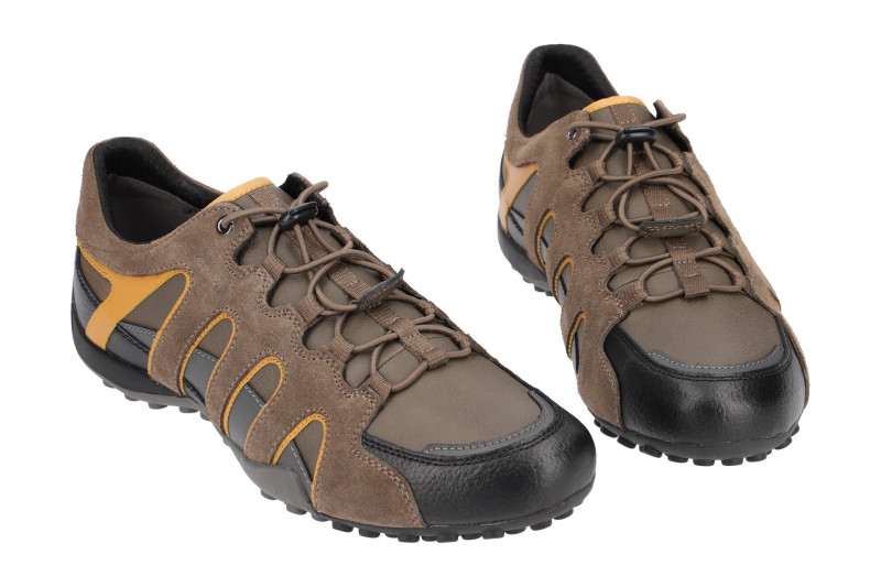 Geox Snake Schuhe taupe beige U8407A
