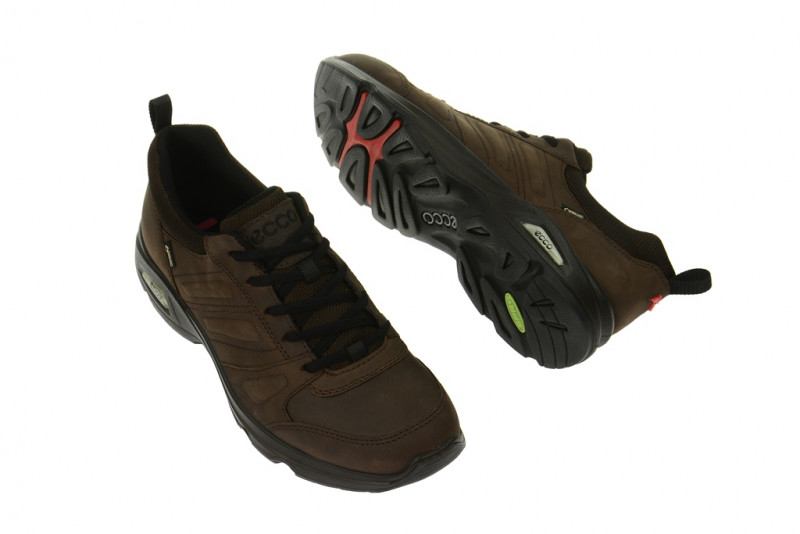 Ecco Light Herren Halbschuhe coffee braun - Gore-Tex