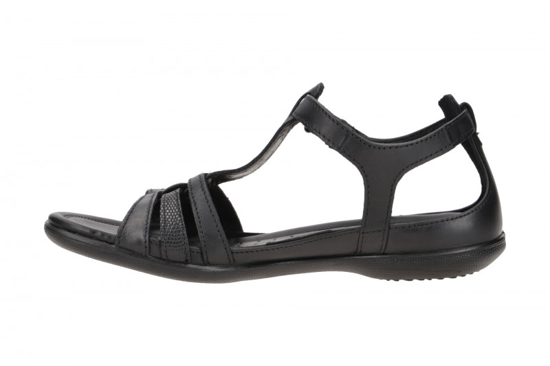 Ecco FLASH T-Steg Sandale schwarz