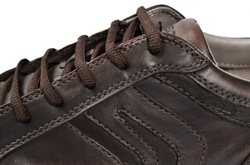 Geox Snake F Schuhe in dunkelbraun U3407F