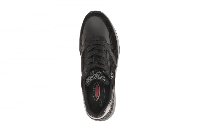 Gabor RollingSoft Schuhe schwarz anthrazit Leo 0106.01.001