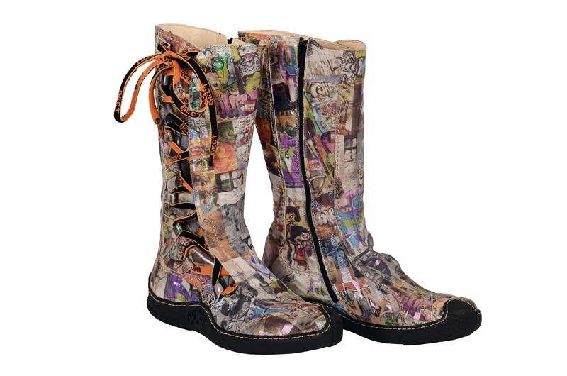 Eject Skat Stiefel print Muster 15055