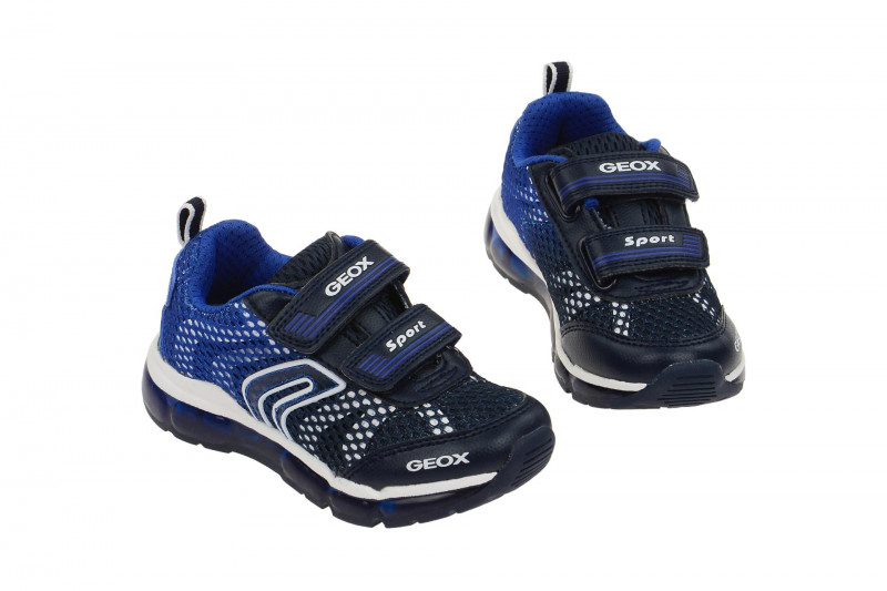 Geox Android Schuhe blau Blinker J6244C