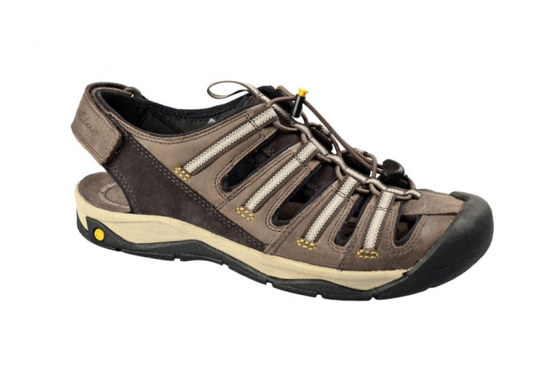 Clarks Virtic Run - Herren Sandale - braun