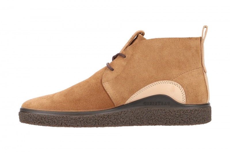 Ecco CrepeTray Herren Stiefelette hell-braun