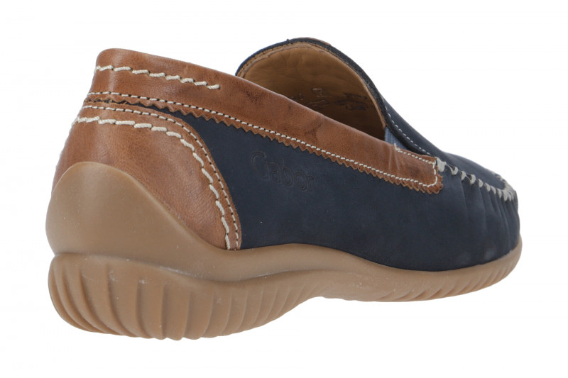 Gabor Schuhe Soft Mokassin blau 86.090.46