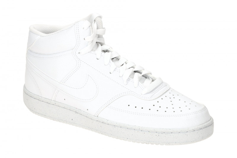 NIKE Court Vision Mid Sneaker weiß Herren DN3577