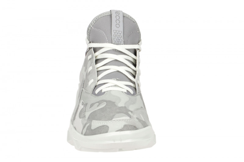 Ecco MX Schuhe Damen Sneaker weiß grau camouflage
