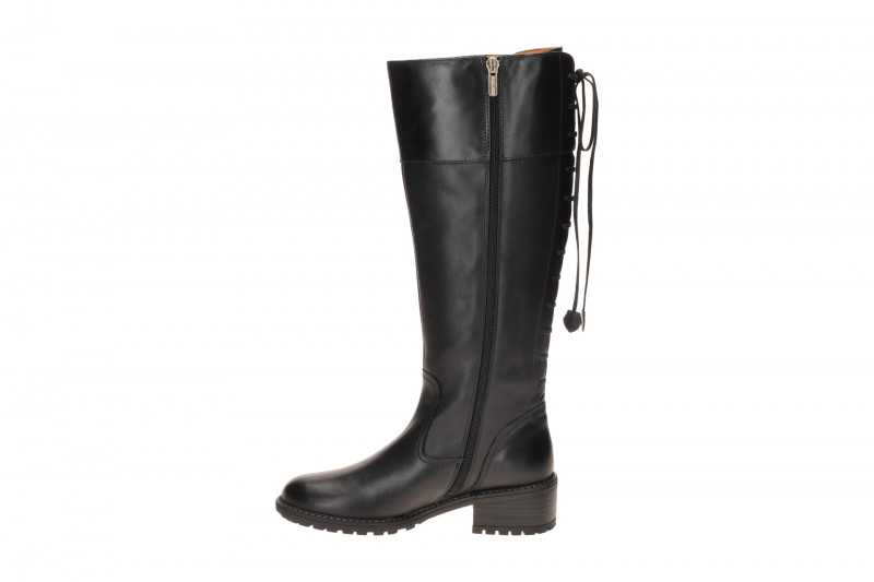 Pikolinos Medina Stiefel schwarz Schaft-Schnürung