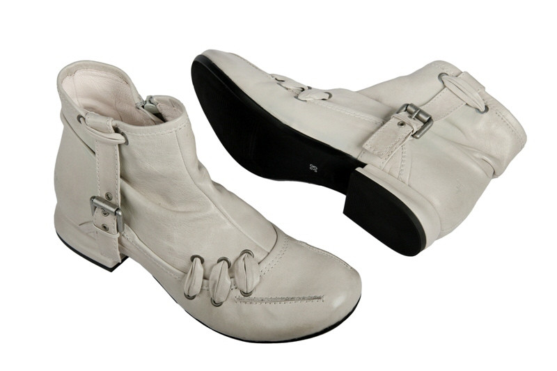 Tiggers Lori Stiefeletten in offwhite weiß Lederfutter