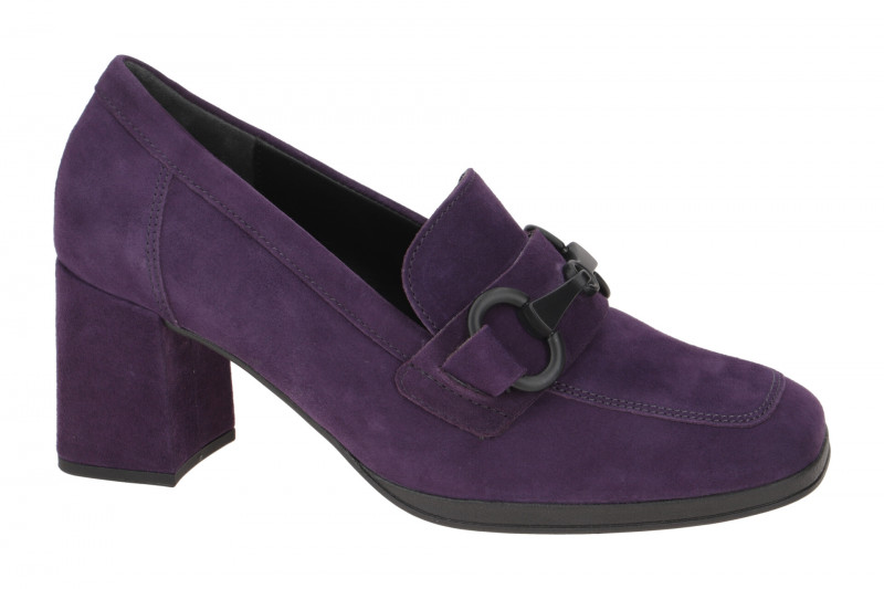 Gabor Hochfront Pumps lila Velour 35.292.13