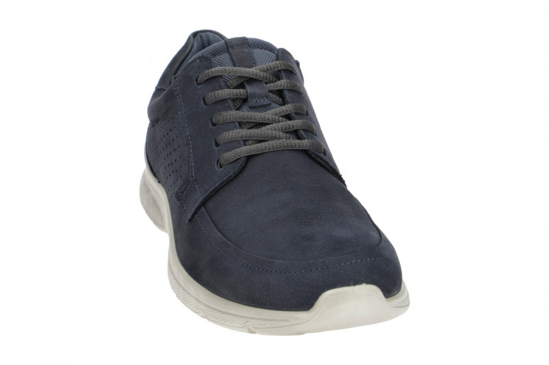 Ecco Irving Herren Schnür Schuhe blau