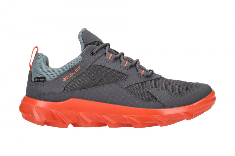 Ecco MX Schuhe Sneaker grau orange Gore-Tex