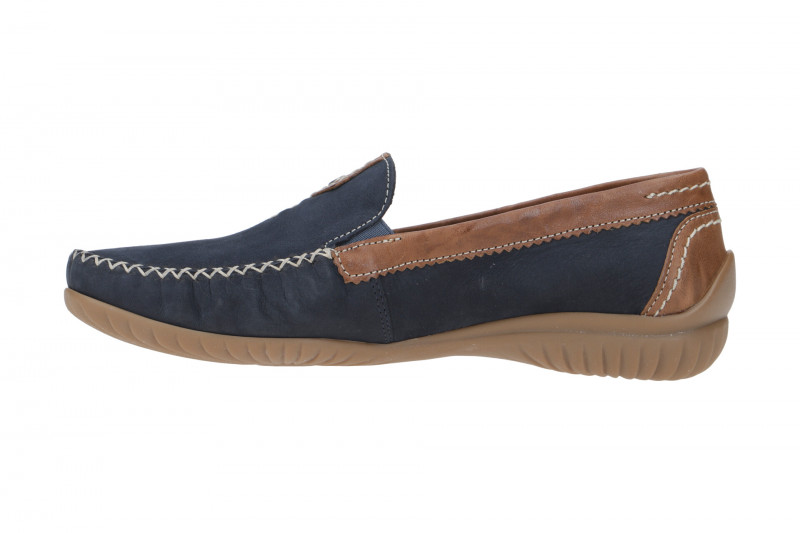Gabor Schuhe Soft Mokassin blau 86.090.46