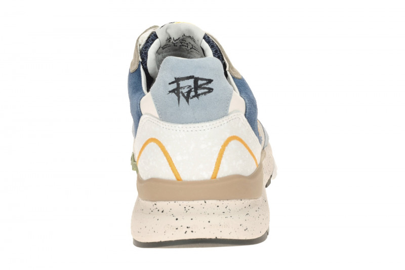 Floris van Bommel De Treener Sneaker Schuhe blau grau 10243
