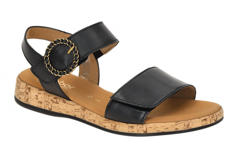 Gabor Sandale schwarz Nappa Klett 82.734.57