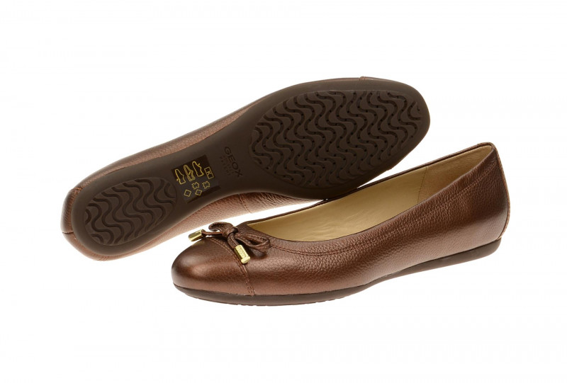Geox Respira Lola A Ballerina in kupfer braun