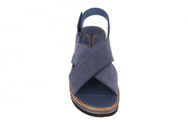 Think Zega Sandale blau Nubuck 388