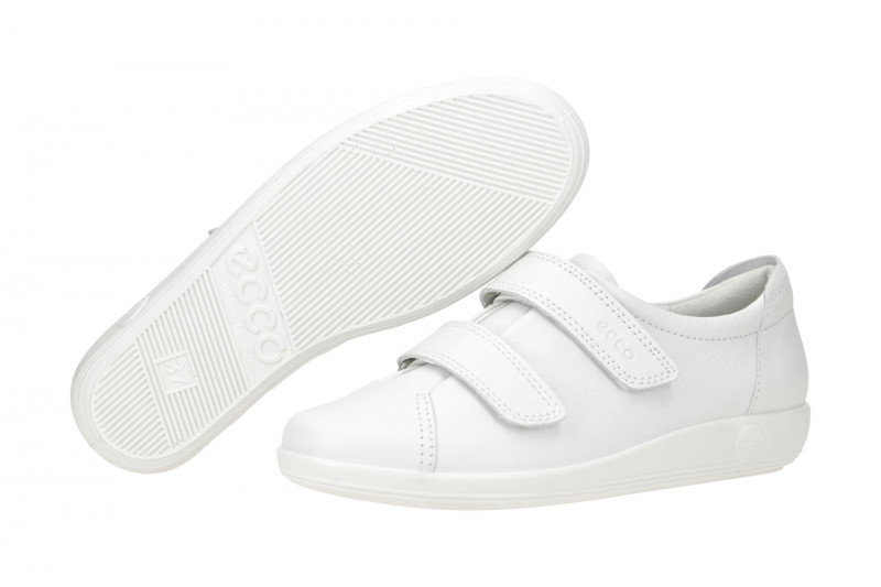 Ecco Soft 2 Schuhe weiß Klett 206513
