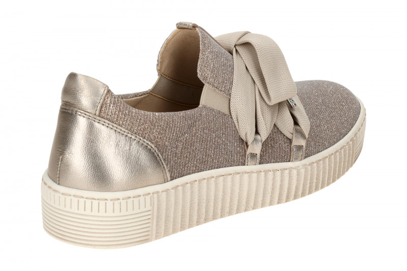 Gabor Schuhe rose metallic Glitzer Slipper 83.333.64