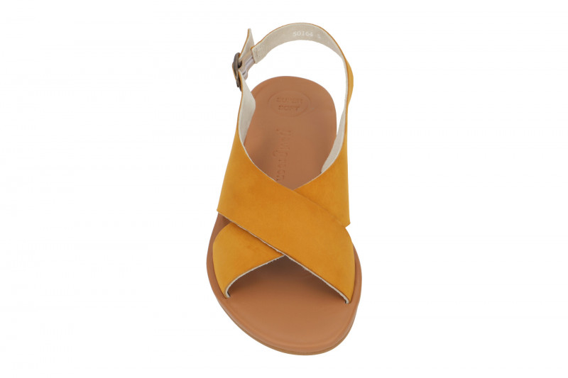 Paul Green Sandale gelb Nubuck 7300