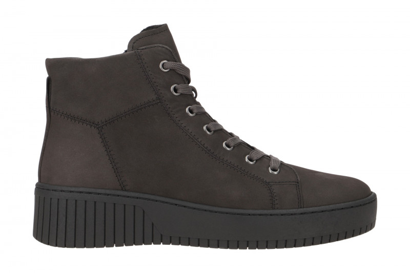 Gabor Mid Sneakers Schuhe dunkelgrau Nubuck 33.630.19