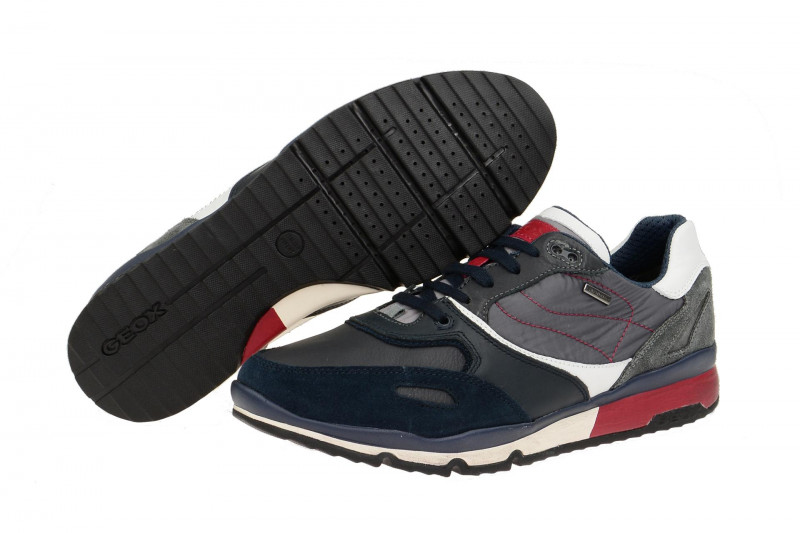 Geox Sandro Schuhe blau grau Wasserdicht