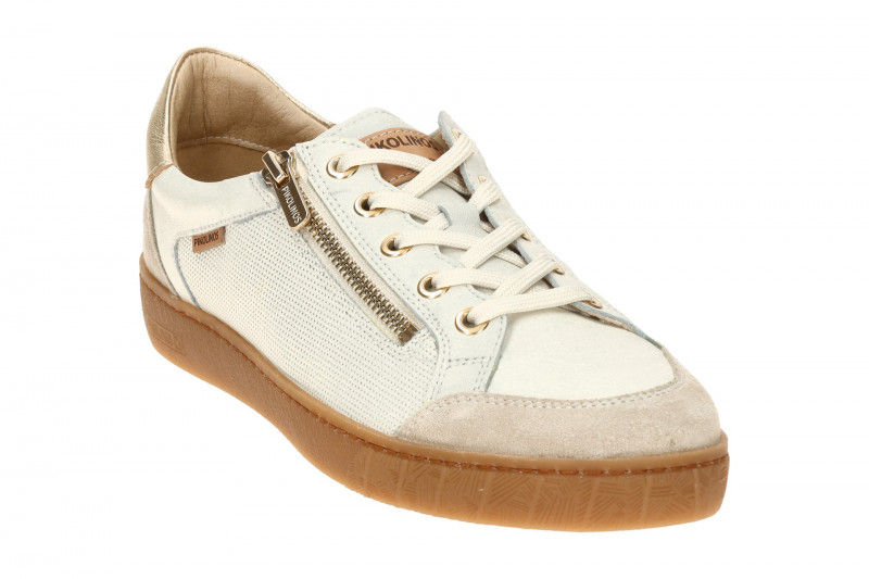 Pikolinos Lanzarote Schuhe weiß perforiert W7B-6737C2