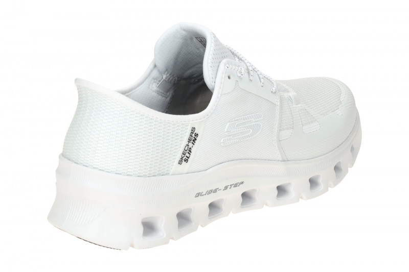 Skechers Glide Step Schuhe weiß Herren SLIP-INS 232930