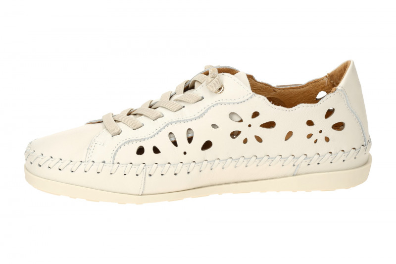 Pikolinos Soller Slipper Schuhe weiß gelocht W8B-6550
